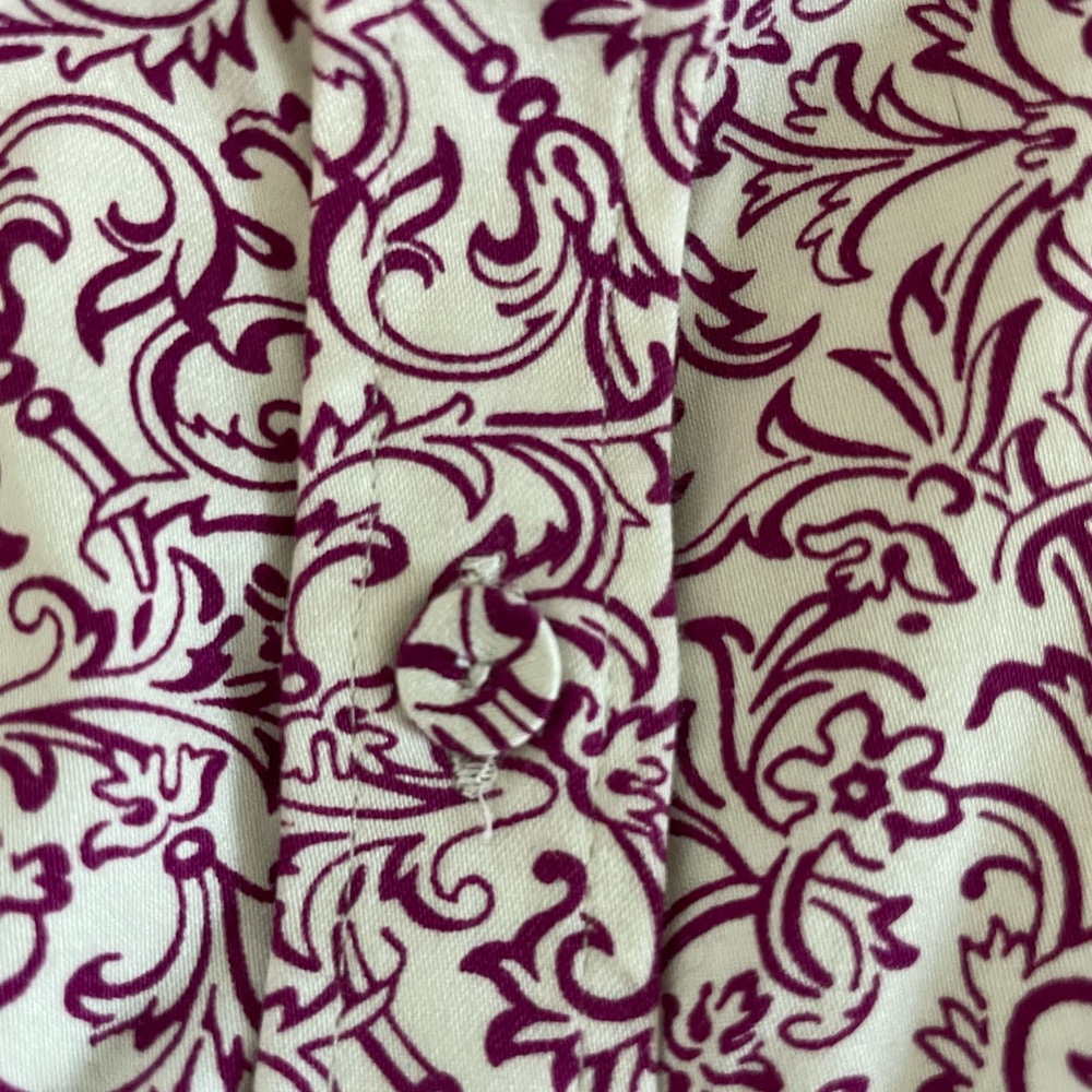 Talbots Button Down Print Shirt - image 4